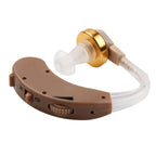 JECPP Behind Ear Sound Amplifier Adjustable Tone Hearing Aid, F-135