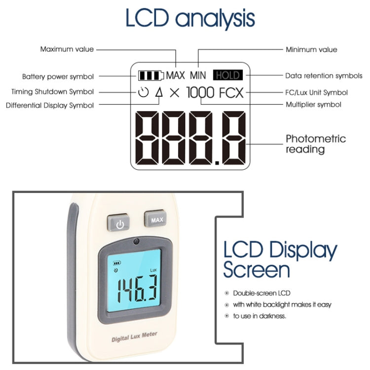 BENETECH Digital Light Lux Meter for Factory / School / House Various Occasion, Range: 0-200,000 Lux (GM1010), GM1010 – Durable Build, Easy to Use