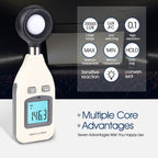 BENETECH Digital Light Lux Meter for Factory / School / House Various Occasion, Range: 0-200,000 Lux (GM1010), GM1010 – Durable Build, Easy to Use