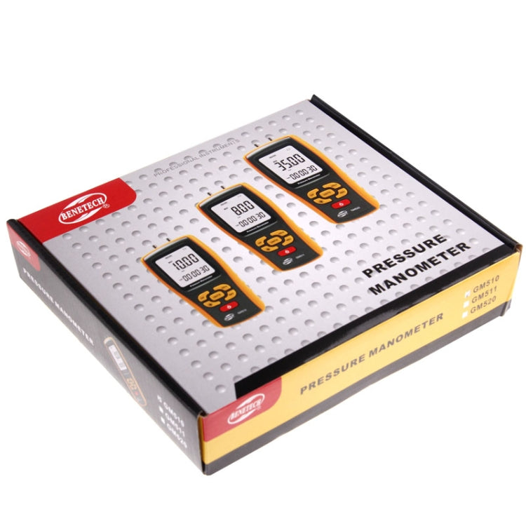BENETECH GM520 LCD Display Pressure Manometer