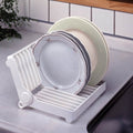 Foldable Dish Drip Rack Plate Holder, Plate Holder Plate Holder