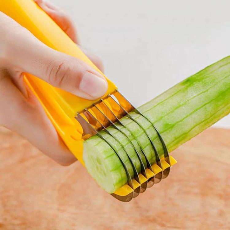 LsCook Kitchen Tool Banana Slicer Cutter Chopper for Fruit Salad, Banana Slicer Banana Slicer