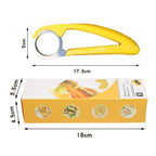 LsCook Kitchen Tool Banana Slicer Cutter Chopper for Fruit Salad, Banana Slicer