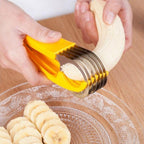 LsCook Kitchen Tool Banana Slicer Cutter Chopper for Fruit Salad, Banana Slicer