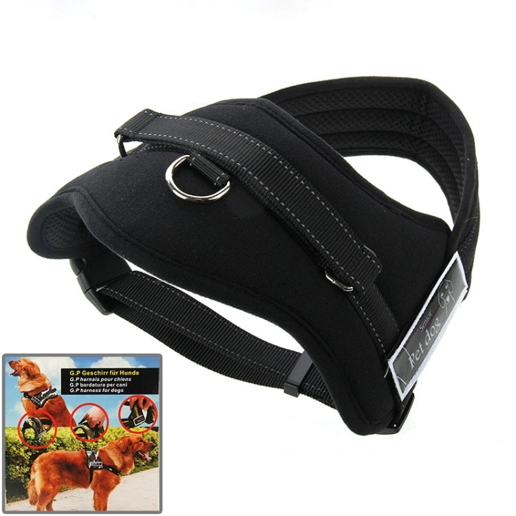 Soft Thicken Pet Chest Suspenders Dog Traction Rope, Size: M (50-65cm), Size: M (50-65cm)(Black) Size: M (50-65cm)(Black) Black
