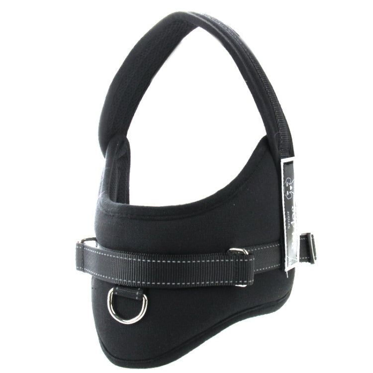 Soft Thicken Pet Chest Suspenders Dog Traction Rope, Size: M (50-65cm), Size: M (50-65cm)(Black)