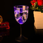 8-mode LED Colorful Light Flashing Red Wine Goblet for Bar, Light Flashing Wine Goblet – Durable Build, Easy to Use