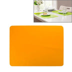 40x30cm Anti-skidding Silicone Heat Insulation Mat for Food Dish / Beverage / Oven / Kid Table Orange