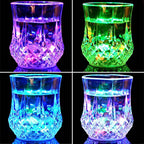 Creative Colorful LED Light Pineapple Inductive Rainbow Color Cup, LED Light Pineapple Cup