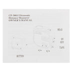 CP-3001 Ultrasonic Distance Measurer Laser Point with 1m Tape Measurer