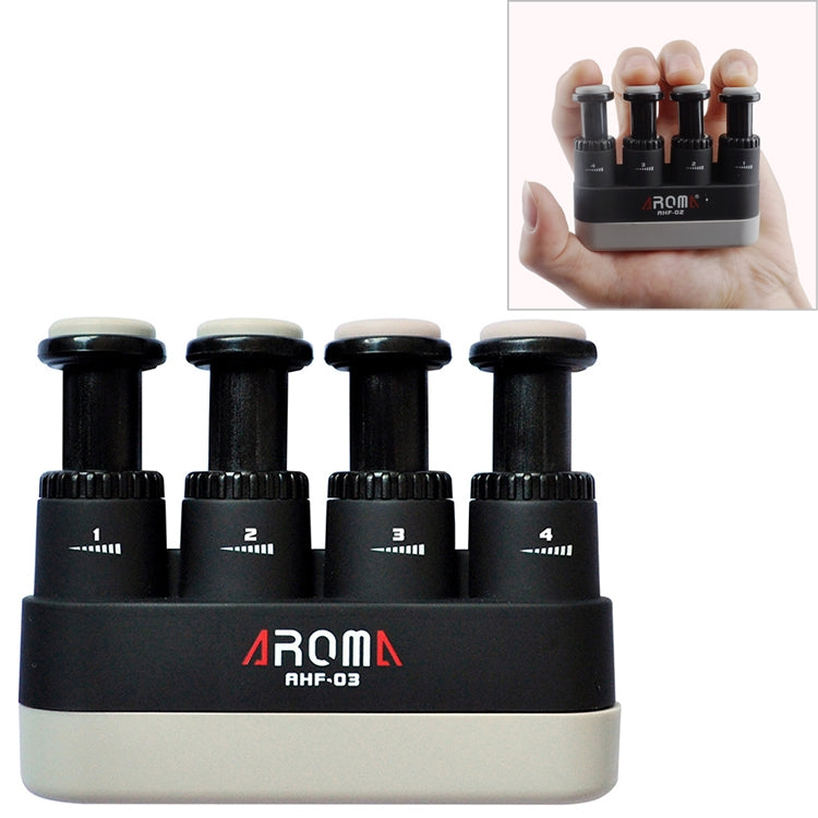 AROMA AHF-03 Hand Finger Exerciser Extend, AROMA AHF-03 (Black), AROMA AHF-03 (Green), AROMA AHF-03 (Blue), AROMA AHF-03 (Yellow) AROMA AHF-03 (Black) Black