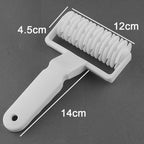 Pastry Lattice Roller Cutter, Dough Pizza Pastry Crimpers with Non-slip Handle