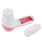 5 in 1 Beauty Care Brush Massager Scrubber Face Skin Care Electric Facial Cleanser, 5 in 1 AE-8782