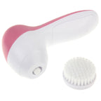 5 in 1 Beauty Care Brush Massager Scrubber Face Skin Care Electric Facial Cleanser, 5 in 1 AE-8782