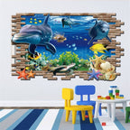 3D Underwater World Creative Fashion Wall Stickers, Size: 60cm x 90cm, Underwater World – Durable Build, Easy to Use