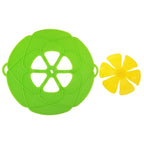 New Spill-Proof, Anti-Flutter and Heat-Resistant Silicone Pot Cover (Ramdom Color Delivery)