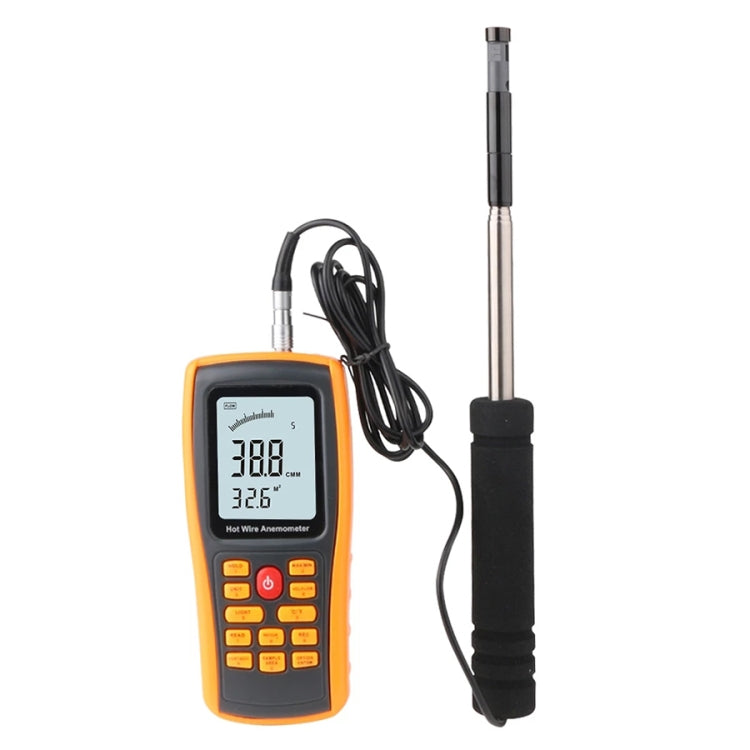 BENETECH GM8903 2.6 inch LCD Screen Digital Hot Wire Wind Speed Wind Temperature Anemometer, GM8903 GM8903