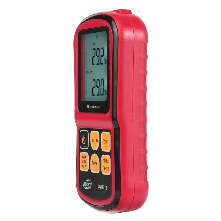 BENETECH GM1312 2.4 inch LCD Screen Thermocouple Thermometer Measure J,K,T,E,N and R Type, Measure Range: -50~300C – Durable Build, Easy to Use
