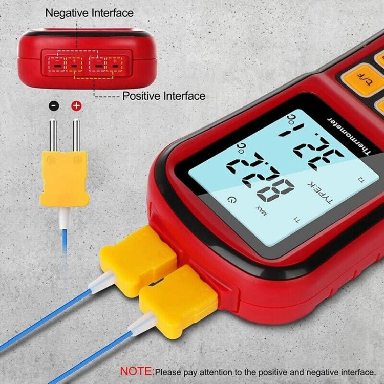 BENETECH GM1312 2.4 inch LCD Screen Thermocouple Thermometer Measure J,K,T,E,N and R Type, Measure Range: -50~300C – Durable Build, Easy to Use