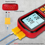 BENETECH GM1312 2.4 inch LCD Screen Thermocouple Thermometer Measure J,K,T,E,N and R Type, Measure Range: -50~300C – Durable Build, Easy to Use