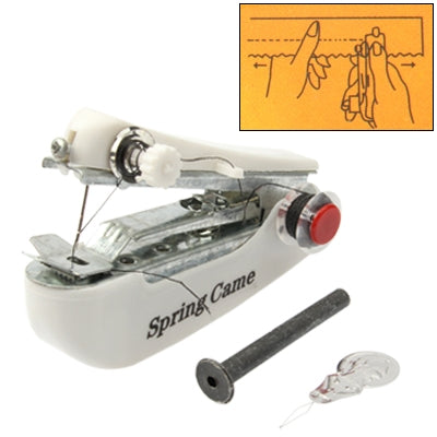 Handheld Mini Mechanical Sewing Machine, Random Color Delivery Default Title