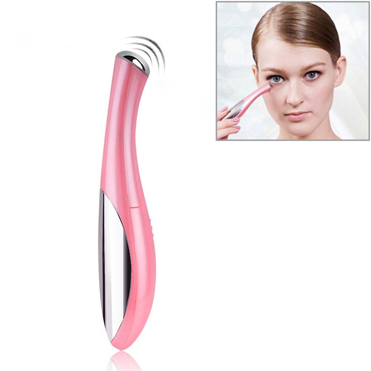 HYJ-825 Eye Care Massager Eyes Wrinkle Removing Pen Ion Vibration Beauty Eye Cream Cosmetic Instrument Pink