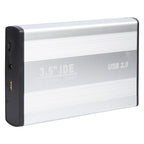 3.5 inch HDD External Case, Support IDE Hard Drive, EU Plug, IDE (EU Plug), IDE (UK Plug) – TPU IDE (EU Plug) Silver