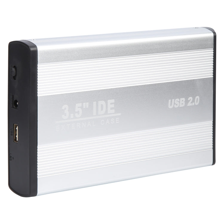 3.5 inch HDD External Case, Support IDE Hard Drive, EU Plug, IDE (EU Plug), IDE (UK Plug) – TPU IDE (EU Plug) Silver