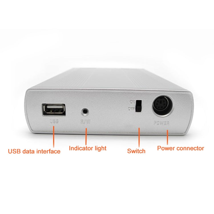 3.5 inch HDD SATA External Case, Support USB 2.0, SATA With 2.0A Power, SATA With 1.5A Power – Durable Build, Easy to Use