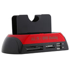 All in 1 Dual 2.5 inch/3.5 inch SATA/IDE HDD Dock Station with Card Reader & Hub – TPU