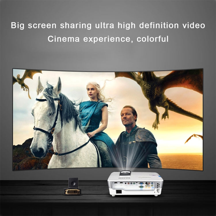 360 Degree Rotation Gold Plated DVI 24+1 Pin Male to 19 Pin HDMI Female Adapter, DVI 24+1Pin Male to HDMI Female – Durable Build, Easy to Use