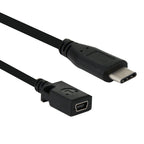 USB-C / Type-C 3.0 Male to Mini USB Female Cable Adapter – Durable Build, Easy to Use