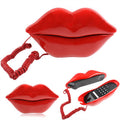 Sexy Red Hot lips Shape Wire Corded Telephone, Sexy Red Hot lips Telephone Sexy Red Hot lips Telephone