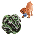 Cotton Rope Ball for Pets / Dog Cat Toy, Diameter 7.5cm (Random Color Delivery), Cotton Rope Ball Cotton Rope Ball