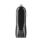 HAWEEL High Quality 2.1A + 1A Dual USB Ports Car Charger, HK Black