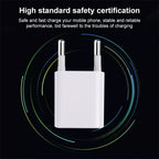 A2165 Charger – 5V 1A Single USB Interface Mini Travel Charger, US Plug, EU Plug
