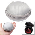 Grid Style Carrying Bag Box for Headphone / Earphone – Durable Build, Easy to Use Grey