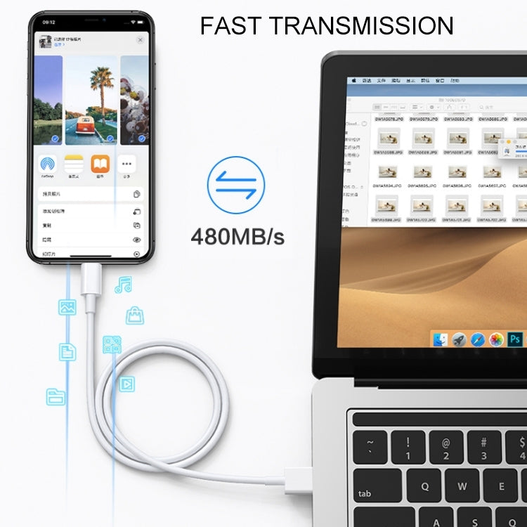1m USB Sync Data & Charging Cable