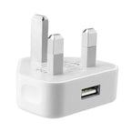 5V / 1A (UK Plug) USB Charger Adapter For iPhone, Galaxy, Huawei, Xiaomi, LG, HTC and Other Smart Phones, Rechargeable Devices