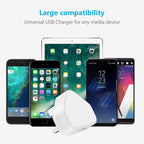 5V / 1A (UK Plug) USB Charger Adapter For iPhone, Galaxy, Huawei, Xiaomi, LG, HTC and Other Smart Phones, Rechargeable Devices