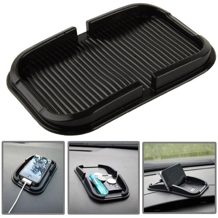 Car Dashboard Anti-skid Magic Sticky Silicone Gel Pad / Holder for iPhone 5 & 5S / iPhone 4 & 4S – Durable Build, Easy to Use, For iPhone, Galaxy, Sony, Lenovo, HTC, Huawei, and other Smartphones(Transparent)... For iPhone, Galaxy, Sony, Lenovo, HTC, Huawei, and other Smartphones(Black) Black