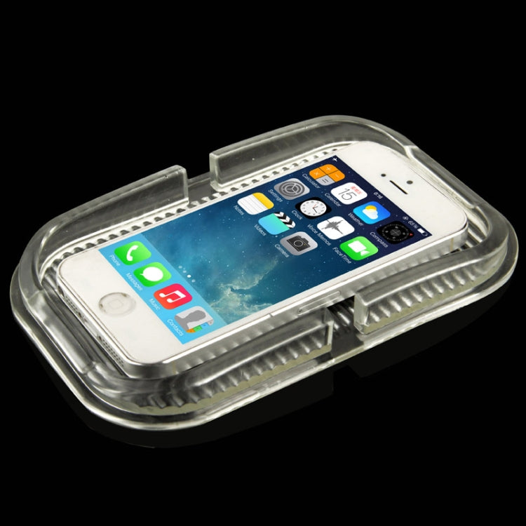Car Dashboard Anti-skid Magic Sticky Silicone Gel Pad / Holder for iPhone 5 & 5S / iPhone 4 & 4S, For iPhone, Galaxy, Sony, Lenovo, HTC, Huawei, and other Smartphones(Transparent)                                                                         ...