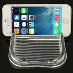 Car Dashboard Anti-skid Magic Sticky Silicone Gel Pad / Holder for iPhone 5 & 5S / iPhone 4 & 4S, For iPhone, Galaxy, Sony, Lenovo, HTC, Huawei, and other Smartphones(Transparent)                                                                         ...