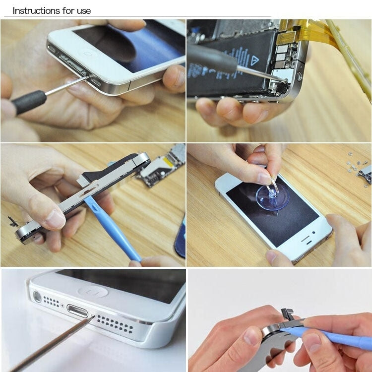 10 in 1 Professional Mobile Phone / Tablet PC Disassembly Rods Repairing Tools Set, 10 in 1 – Durable Build, Easy to Use