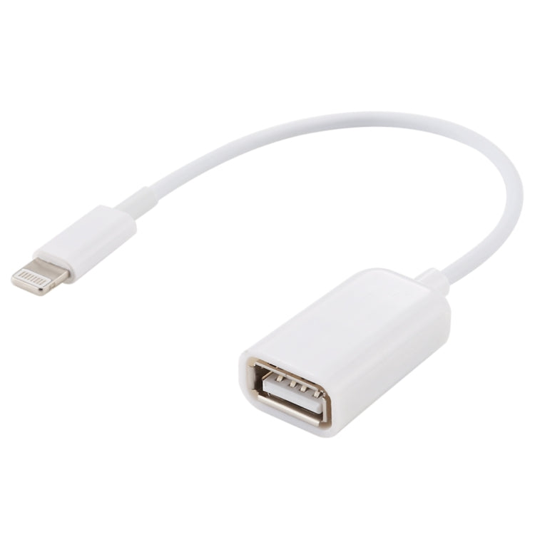 USB Cable – Female to 8pin Male OTG Adapter Cable, Support iOS 10.2 and Below,...