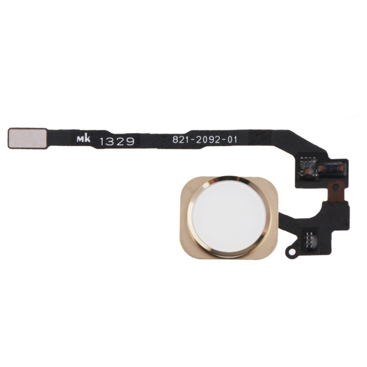 Home Key Button with PCB Membrane Flex Cable for iPhone 5S, No Fingerprint Identification Function, For iPhone 5s For iPhone 5s Gold