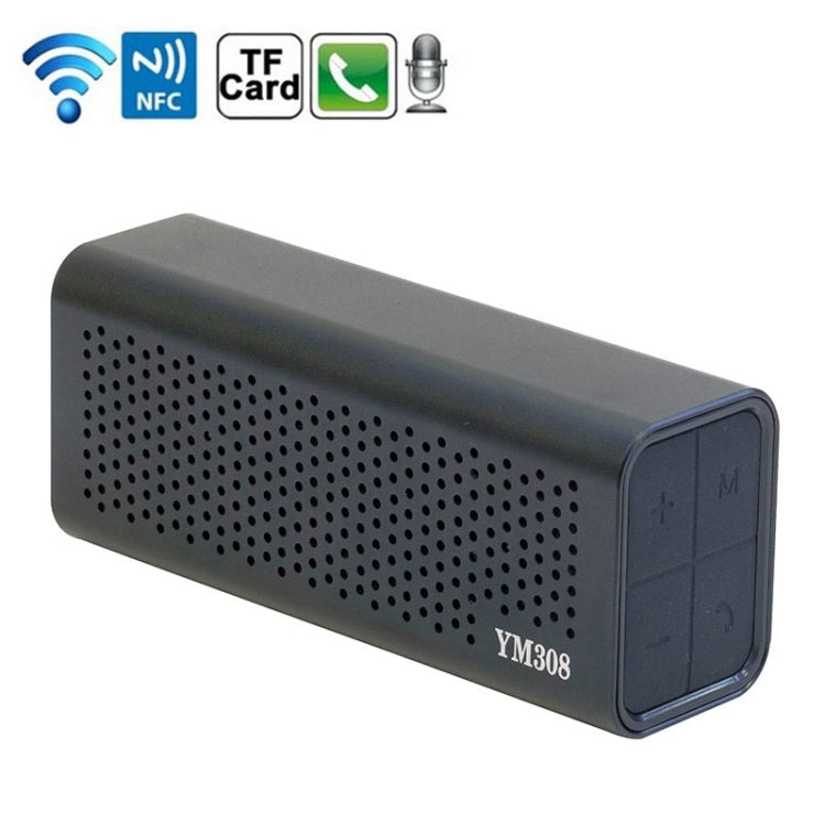 YM-308 Bluetooth Speaker – NFC Black