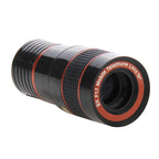 8X Zoom Telescope Telephoto Camera Lens with Clip – Flip