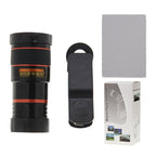 8X Zoom Telescope Telephoto Camera Lens with Clip – Flip