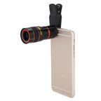 8X Zoom Telescope Telephoto Camera Lens with Clip – Flip